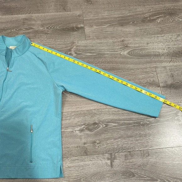 NWOT Appleseed’s Light & Easy Stretch Melange Active Pant Set Grotto Blue XL - Picture 16 of 16